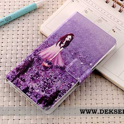 Etui Samsung Galaxy A8s Lommebok Beskyttelse Deksel Skinndeksel Lilla, Samsung Galaxy A8s Myke Billi