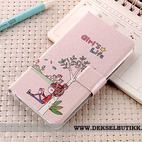 Etui Samsung Galaxy A8s Lommebok Beskyttelse Deksel Skinndeksel Lilla, Samsung Galaxy A8s Myke Billi