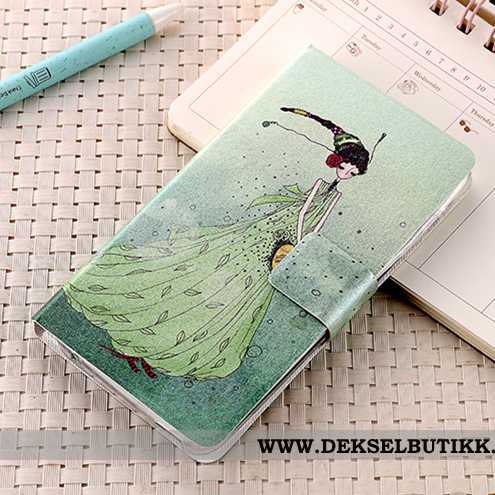 Etui Samsung Galaxy A8s Lommebok Beskyttelse Deksel Skinndeksel Lilla, Samsung Galaxy A8s Myke Billi