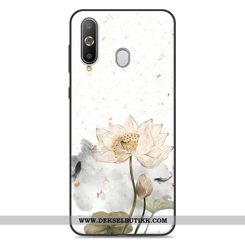 Etui Samsung Galaxy A8s Myke Vintage Rosa Liten, Deksel Samsung Galaxy A8s Silikon Tilbud