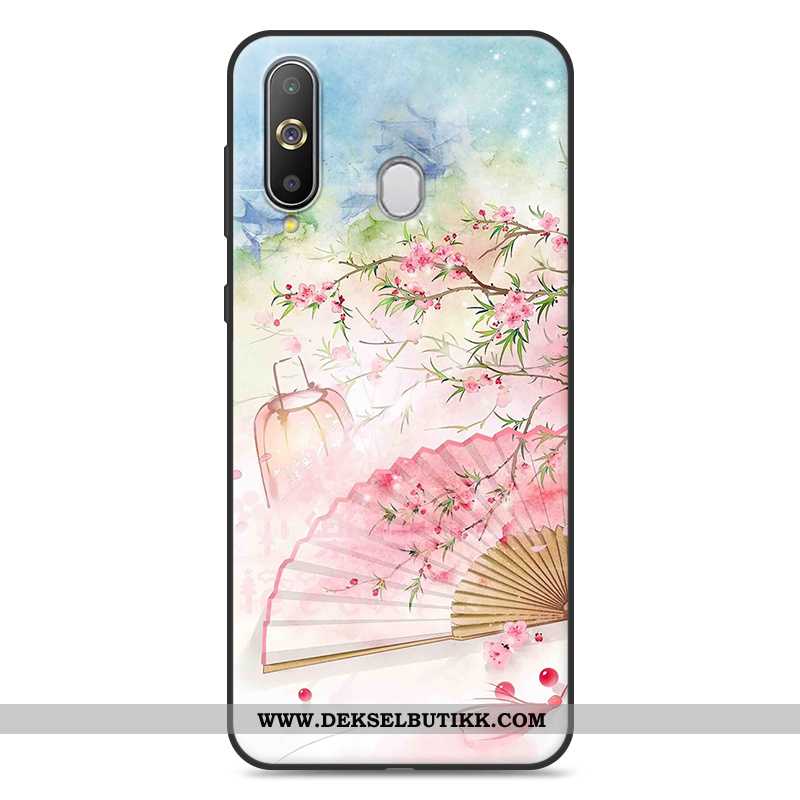 Etui Samsung Galaxy A8s Myke Vintage Rosa Liten, Deksel Samsung Galaxy A8s Silikon Tilbud