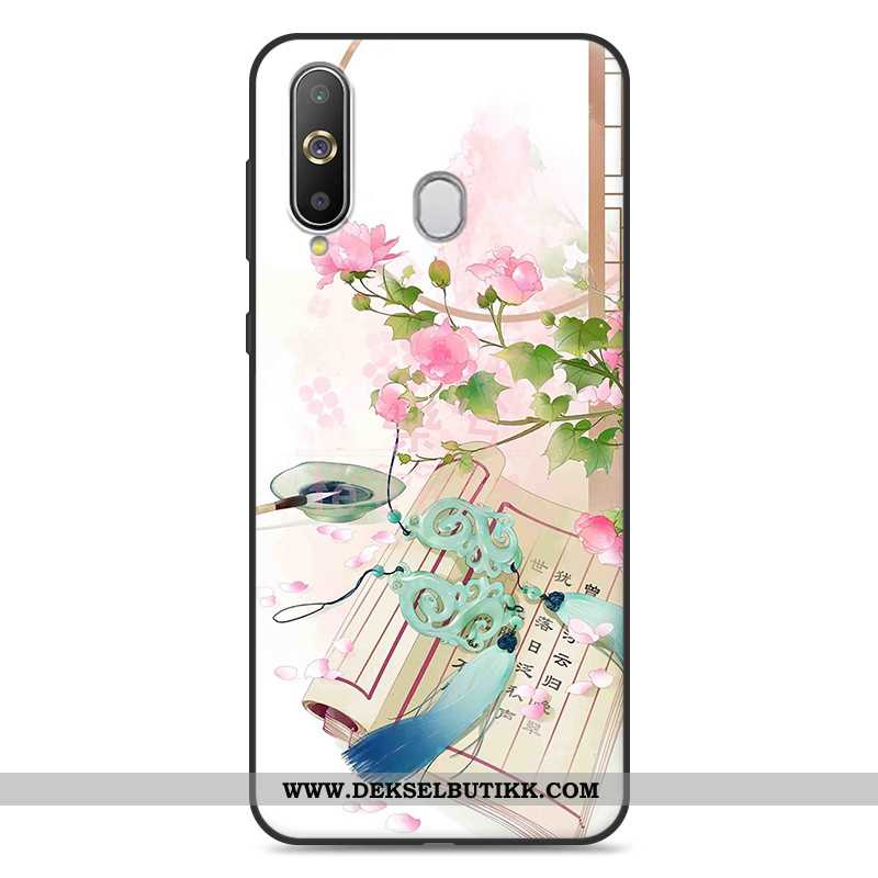 Etui Samsung Galaxy A8s Myke Vintage Rosa Liten, Deksel Samsung Galaxy A8s Silikon Tilbud