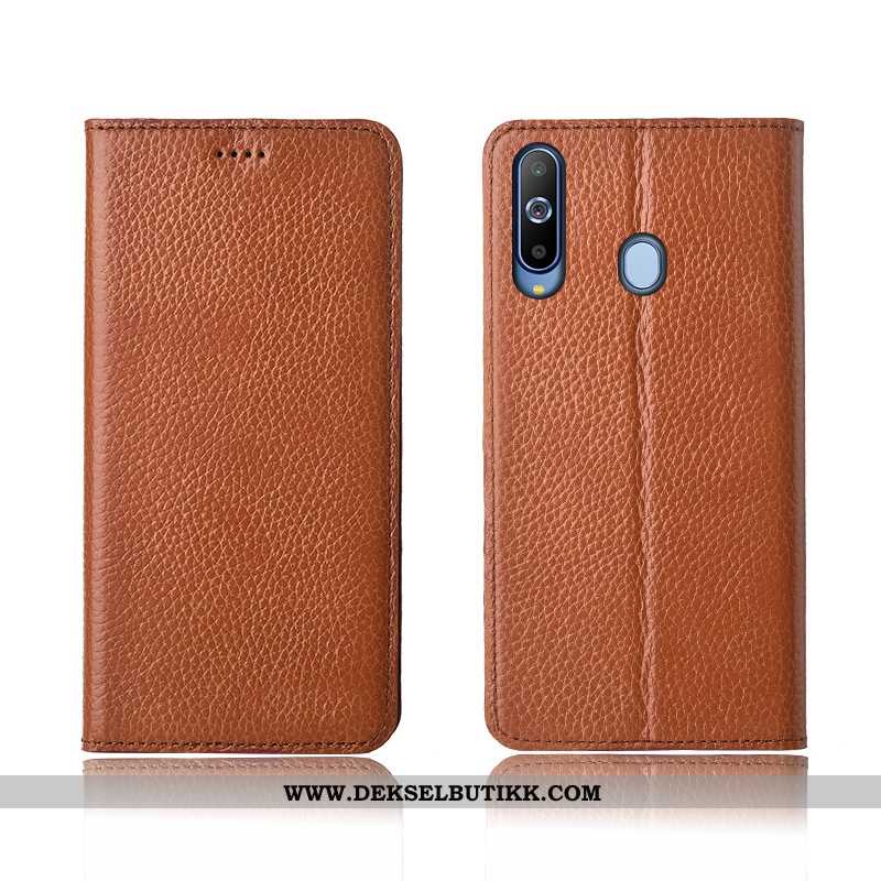 Etui Samsung Galaxy A8s Skinn Beskyttelsedeksel Nye Rosa, Deksel Samsung Galaxy A8s Myke Tilbud