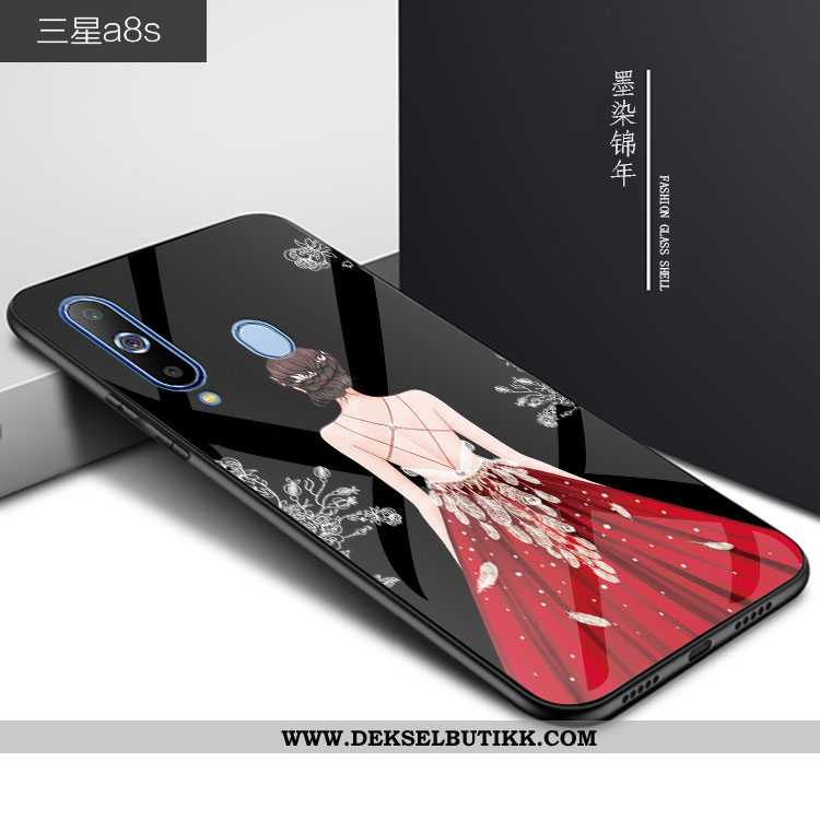 Etui Samsung Galaxy A8s Trend Stjernene Alt Inkludert 2020 Rød, Deksel Samsung Galaxy A8s Beskyttels