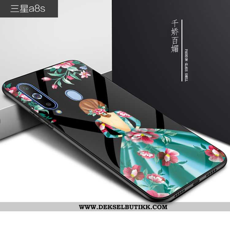 Etui Samsung Galaxy A8s Trend Stjernene Alt Inkludert 2020 Rød, Deksel Samsung Galaxy A8s Beskyttels