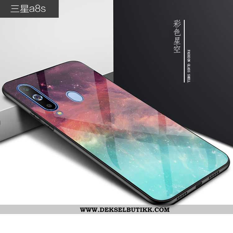 Etui Samsung Galaxy A8s Trend Svart 2020 Glass, Deksel Samsung Galaxy A8s Beskyttelse Tilbud