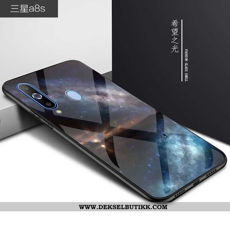 Etui Samsung Galaxy A8s Trend Svart 2020 Glass, Deksel Samsung Galaxy A8s Beskyttelse Tilbud