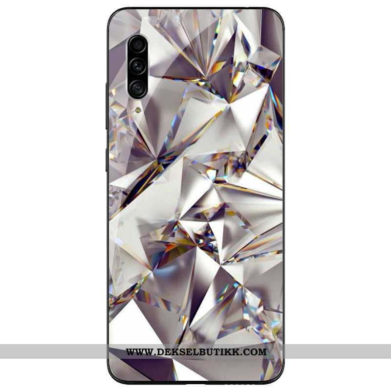 Etui Samsung Galaxy A90 5g Silikon Alt Inkludert Deksel Anti-fall Sølv, Samsung Galaxy A90 5g Glass 