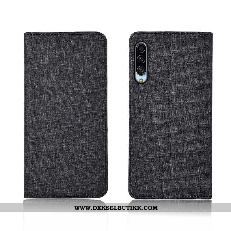 Etui Samsung Galaxy A90 5g Silikon Blå Nubuck Alt Inkludert, Deksel Samsung Galaxy A90 5g Beskyttels