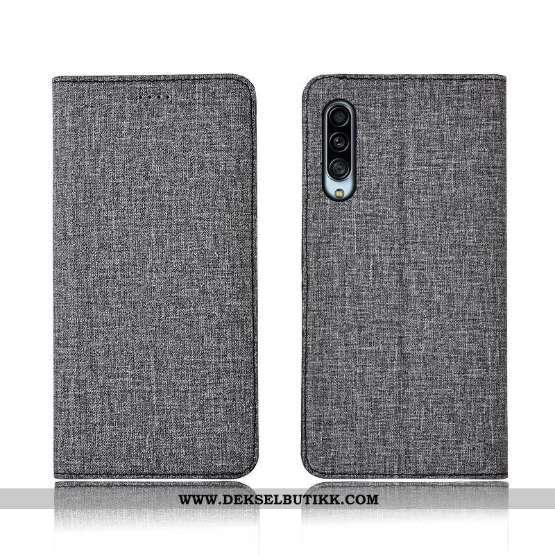 Etui Samsung Galaxy A90 5g Silikon Blå Nubuck Alt Inkludert, Deksel Samsung Galaxy A90 5g Beskyttels