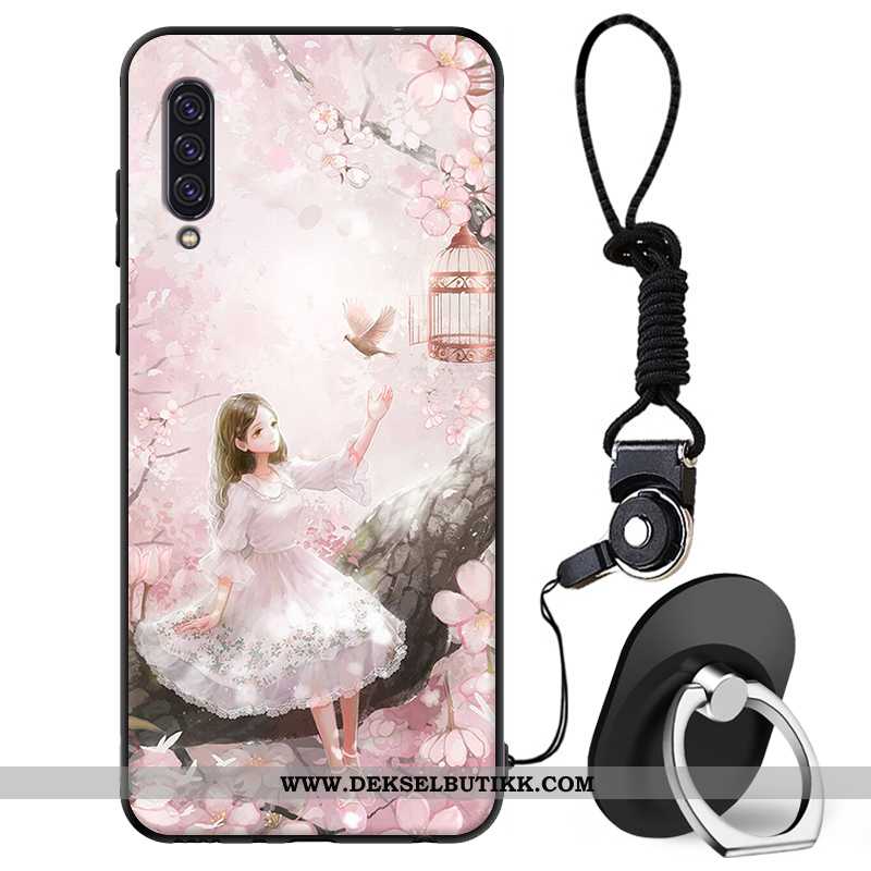 Etui Samsung Galaxy A90 5g Silikon Vakker Hvit Stjernene Hvitt, Deksel Samsung Galaxy A90 5g Beskytt