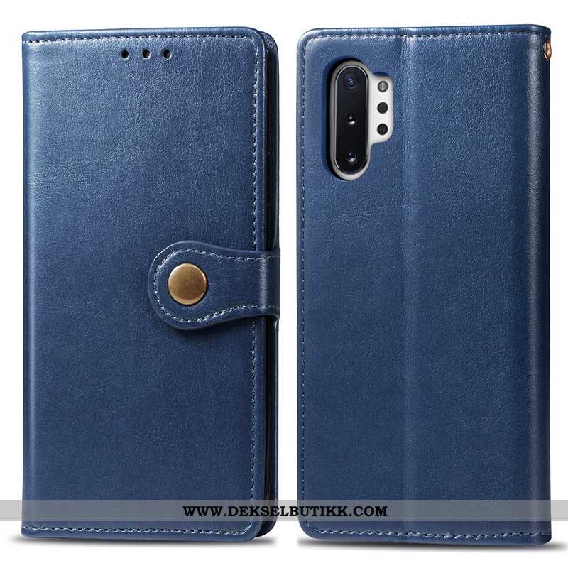 Etui Samsung Galaxy Note 10+ Hengende Ornamenter Monokrom Stjernene Deksel Rød, Samsung Galaxy Note 