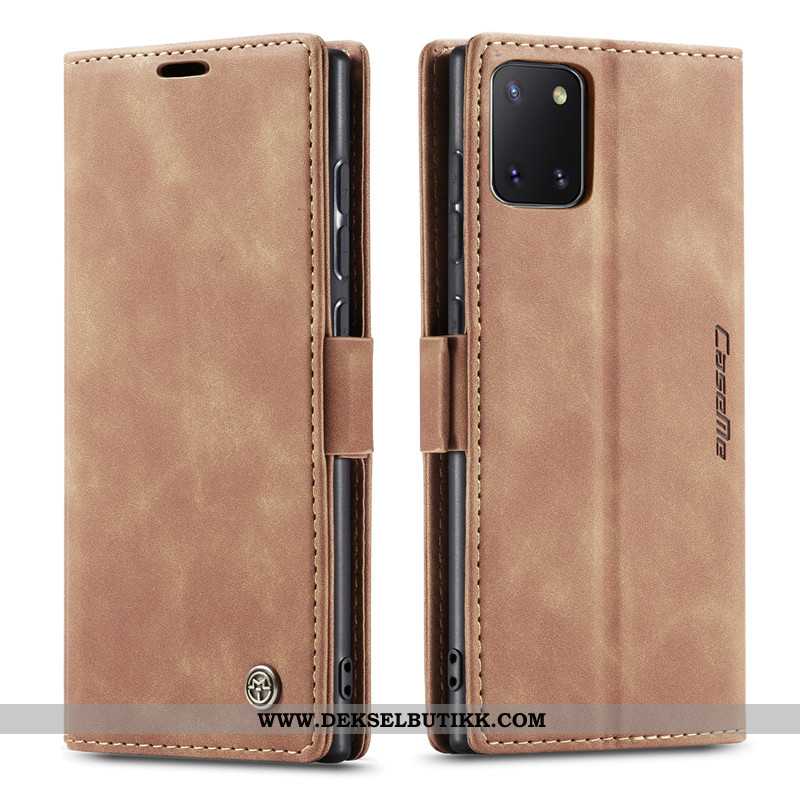 Etui Samsung Galaxy Note 10 Lite Skinndeksel Khaki Mobiltelefon Stjernene, Deksel Samsung Galaxy Not