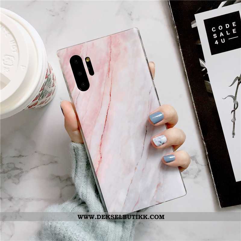 Etui Samsung Galaxy Note 10+ Myke Alt Inkludert Vind Stor Rosa, Deksel Samsung Galaxy Note 10+ Silik