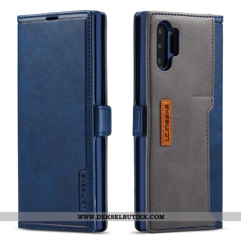 Etui Samsung Galaxy Note 10+ Skinndeksel High End Anti-fall Alt Inkludert Brun, Deksel Samsung Galax