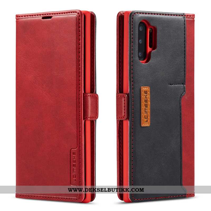 Etui Samsung Galaxy Note 10+ Skinndeksel High End Anti-fall Alt Inkludert Brun, Deksel Samsung Galax