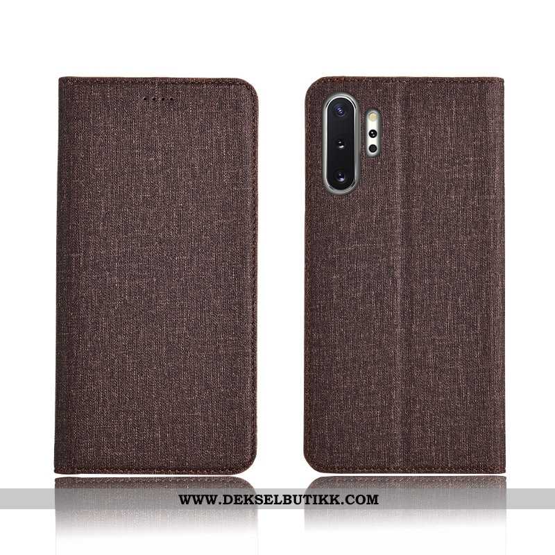 Etui Samsung Galaxy Note 10+ Skinndeksel Silikon Svart Stjernene, Deksel Samsung Galaxy Note 10+ Myk