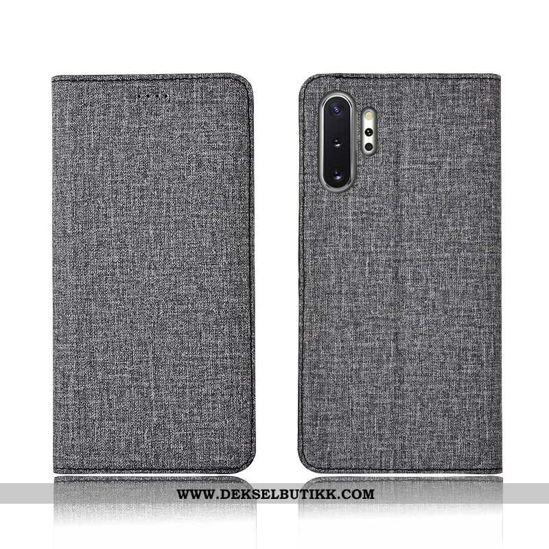 Etui Samsung Galaxy Note 10+ Skinndeksel Silikon Svart Stjernene, Deksel Samsung Galaxy Note 10+ Myk