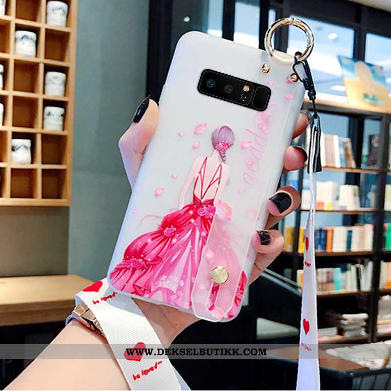 Etui Samsung Galaxy Note 8 Kreativ Nye Rosa Net Red, Deksel Samsung Galaxy Note 8 Beskyttelse Tilbud