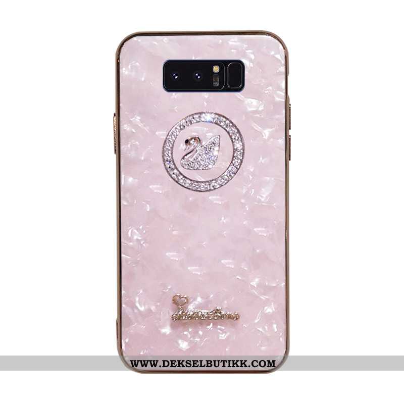 Etui Samsung Galaxy Note 8 Mønster Myke Mobiltelefon Stjernene Rosa, Deksel Samsung Galaxy Note 8 Tr