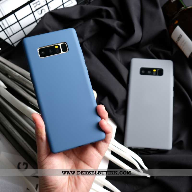 Etui Samsung Galaxy Note 8 Silikon Av Personlighet Myke Kreativ Blå, Deksel Samsung Galaxy Note 8 Be