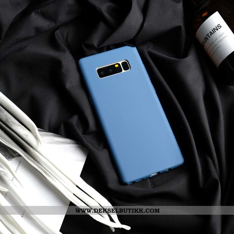 Etui Samsung Galaxy Note 8 Silikon Av Personlighet Myke Kreativ Blå, Deksel Samsung Galaxy Note 8 Be