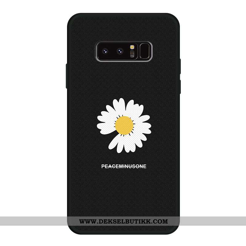 Etui Samsung Galaxy Note 8 Silikon Svart Anti-fall Trend, Deksel Samsung Galaxy Note 8 Kreativ Billi