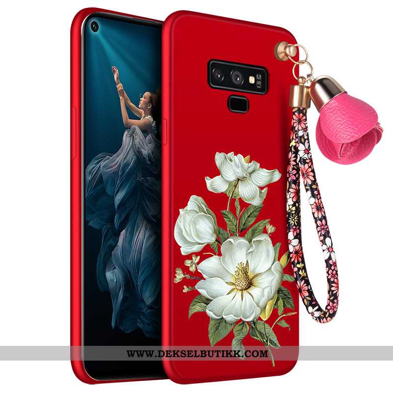 Etui Samsung Galaxy Note 9 Myke Mobiltelefon Stjernene Rød, Deksel Samsung Galaxy Note 9 Silikon Bil