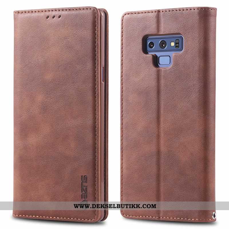 Etui Samsung Galaxy Note 9 Silikon Deksel Clamshell Mobiltelefon Brun, Samsung Galaxy Note 9 Beskytt