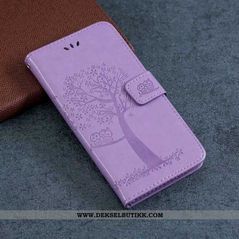 Etui Samsung Galaxy Note20 Myke Folio Lilla, Deksel Samsung Galaxy Note20 Skinndeksel Rabatt