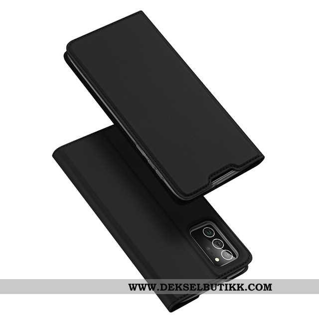 Etui Samsung Galaxy Note20 Skinndeksel Anti-fall Mobiltelefon Tynne Svart, Deksel Samsung Galaxy Not