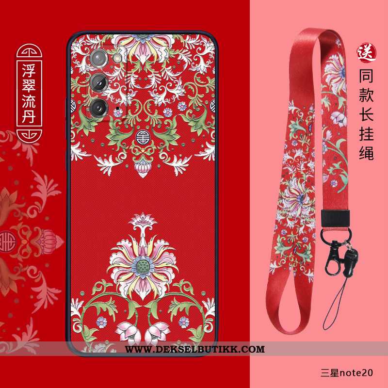 Etui Samsung Galaxy Note20 Trend Kreativ Net Red Av Personlighet Rosa, Deksel Samsung Galaxy Note20 