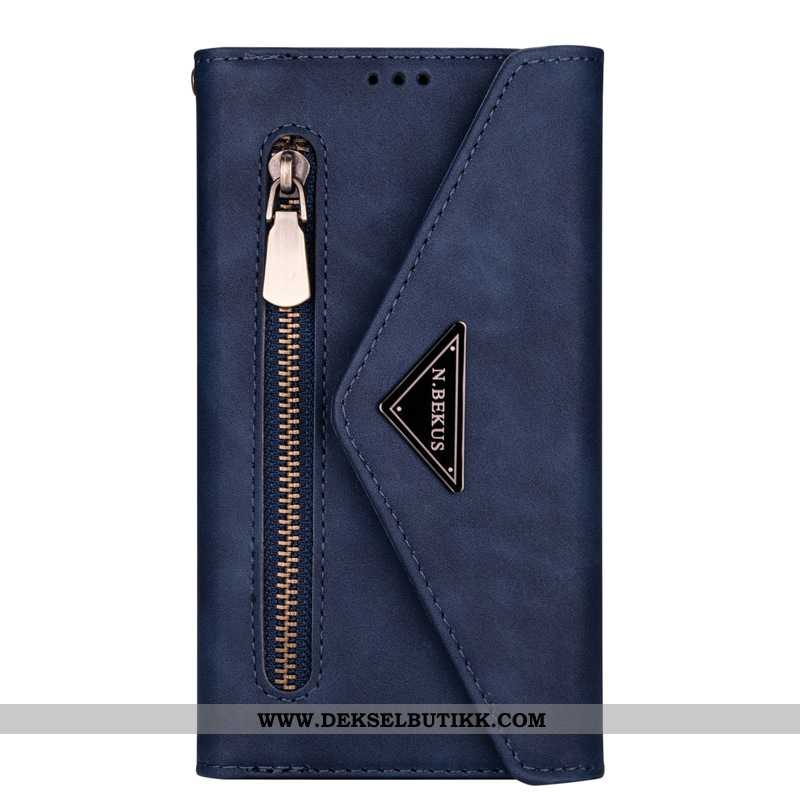 Etui Samsung Galaxy Note20 Ultra Skinndeksel Folio Stjernene Deksel Mørkeblå, Samsung Galaxy Note20 