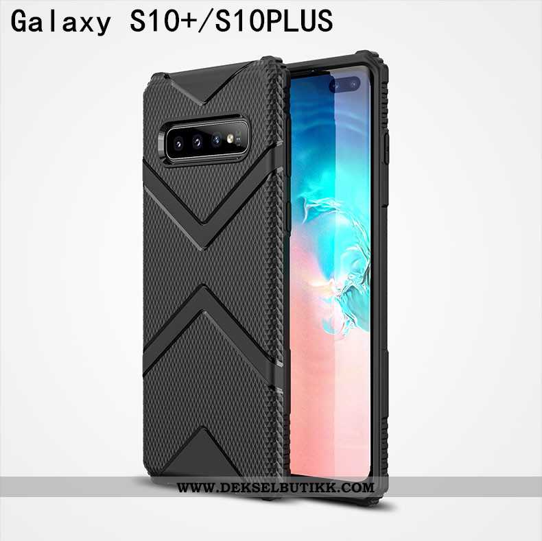 Etui Samsung Galaxy S10+ Av Personlighet Trend Stjernene Grønn, Deksel Samsung Galaxy S10+ Kreativ B