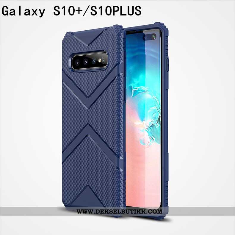 Etui Samsung Galaxy S10+ Av Personlighet Trend Stjernene Grønn, Deksel Samsung Galaxy S10+ Kreativ B