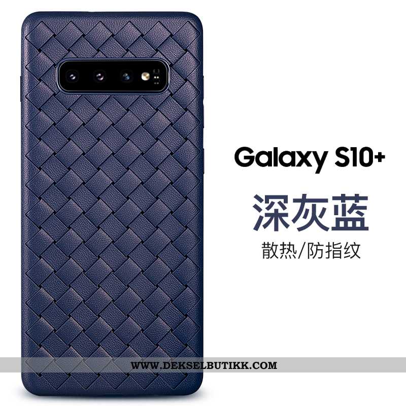 Etui Samsung Galaxy S10+ Beskyttelse Flettet Stjernene Lilla, Deksel Samsung Galaxy S10+ Av Personli