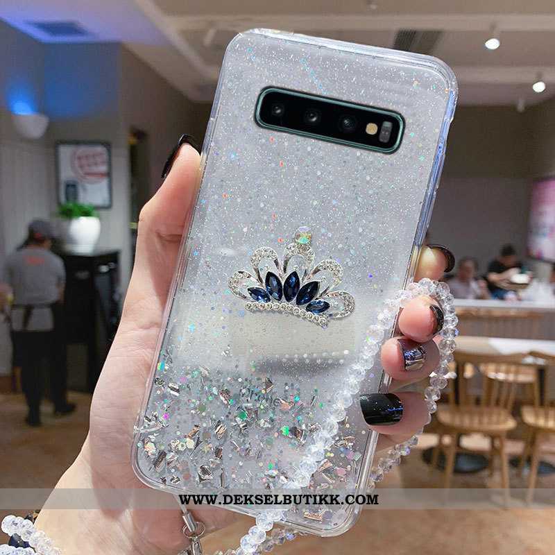 Etui Samsung Galaxy S10+ Beskyttelse Myke Deksel Av Personlighet Svart, Samsung Galaxy S10+ Krystall