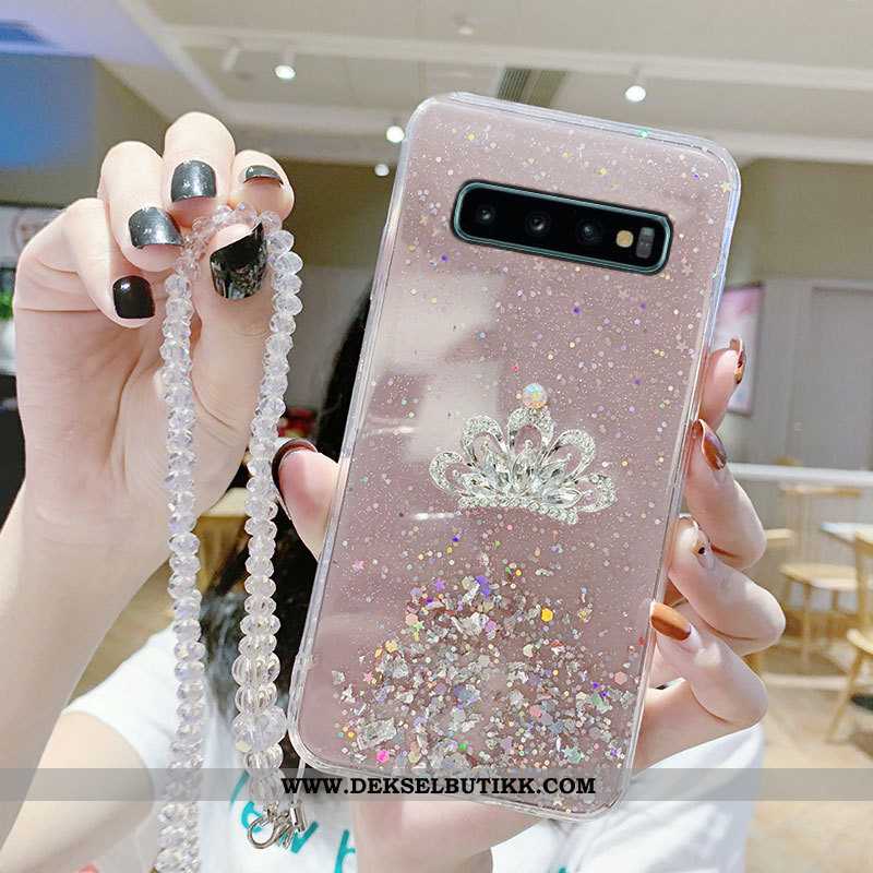 Etui Samsung Galaxy S10+ Beskyttelse Myke Deksel Av Personlighet Svart, Samsung Galaxy S10+ Krystall