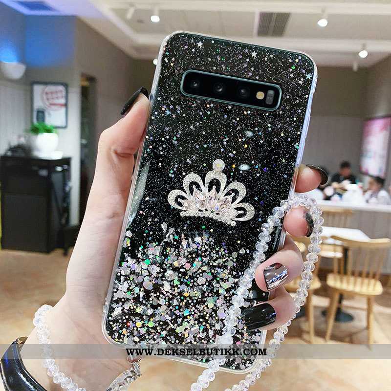 Etui Samsung Galaxy S10+ Beskyttelse Myke Deksel Av Personlighet Svart, Samsung Galaxy S10+ Krystall