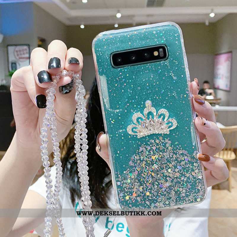 Etui Samsung Galaxy S10+ Beskyttelse Myke Deksel Av Personlighet Svart, Samsung Galaxy S10+ Krystall