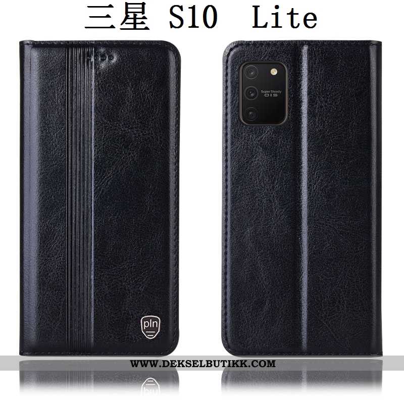 Etui Samsung Galaxy S10 Lite Beskyttelse Folio Stjernene Brun, Deksel Samsung Galaxy S10 Lite Skinnd