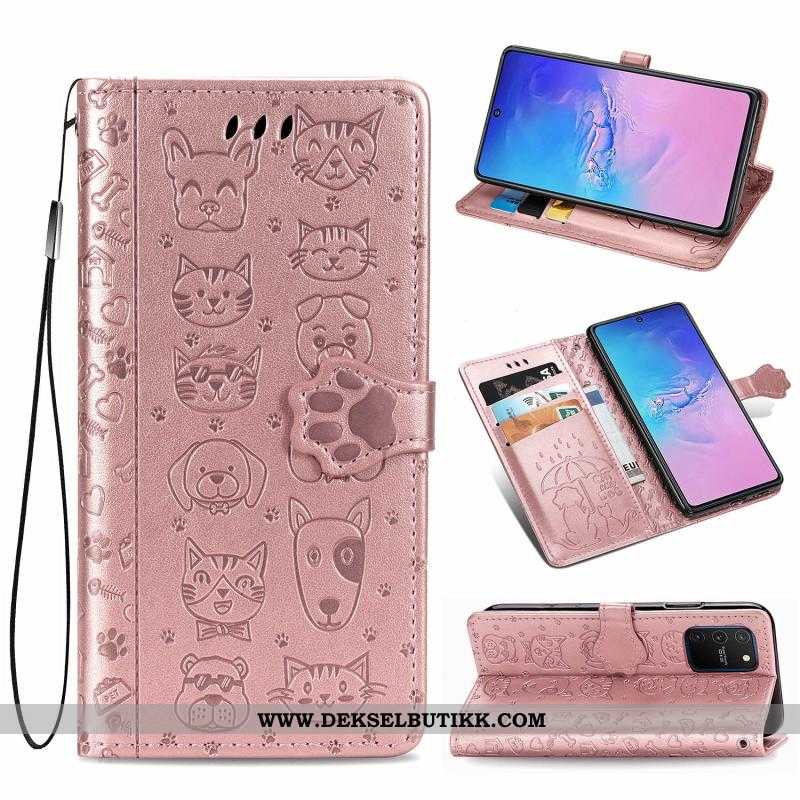 Etui Samsung Galaxy S10 Lite Skinndeksel Deksel Mønster Anti-fall Gul, Samsung Galaxy S10 Lite Vakke