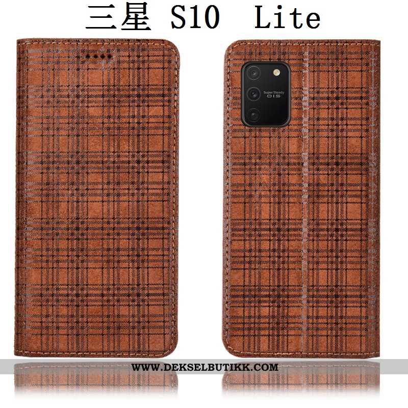 Etui Samsung Galaxy S10 Lite Skinndeksel Mobiltelefon Alt Inkludert Brun, Deksel Samsung Galaxy S10 