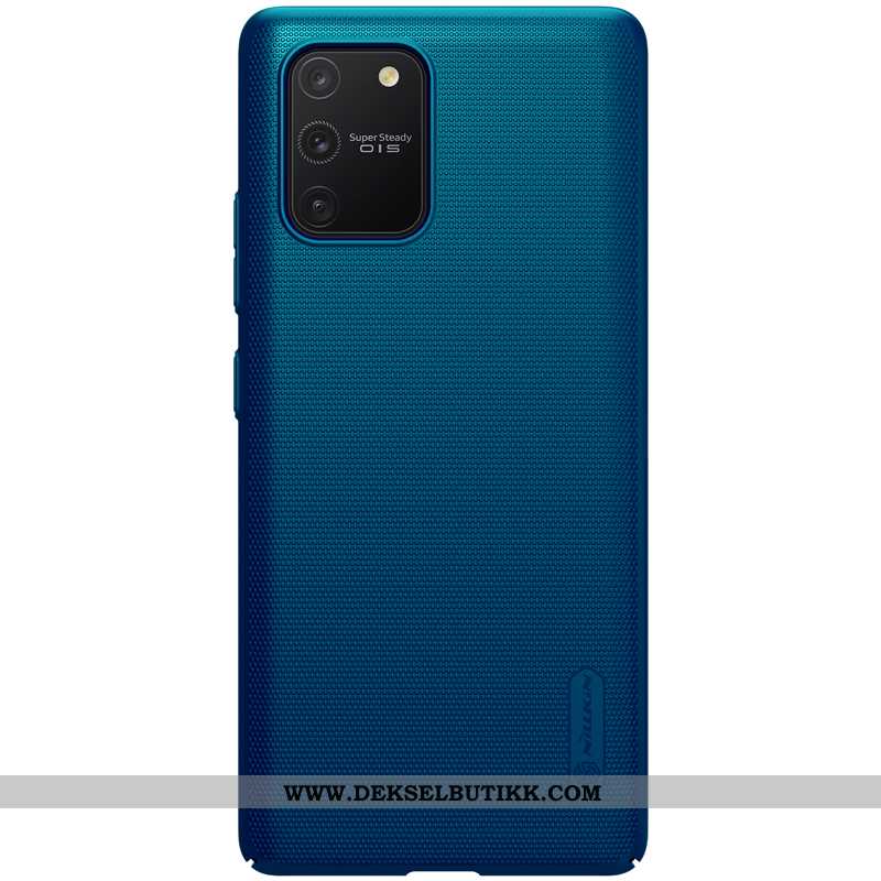 Etui Samsung Galaxy S10 Lite Ultra Alt Inkludert Mobiltelefon Nubuck Blå, Deksel Samsung Galaxy S10 