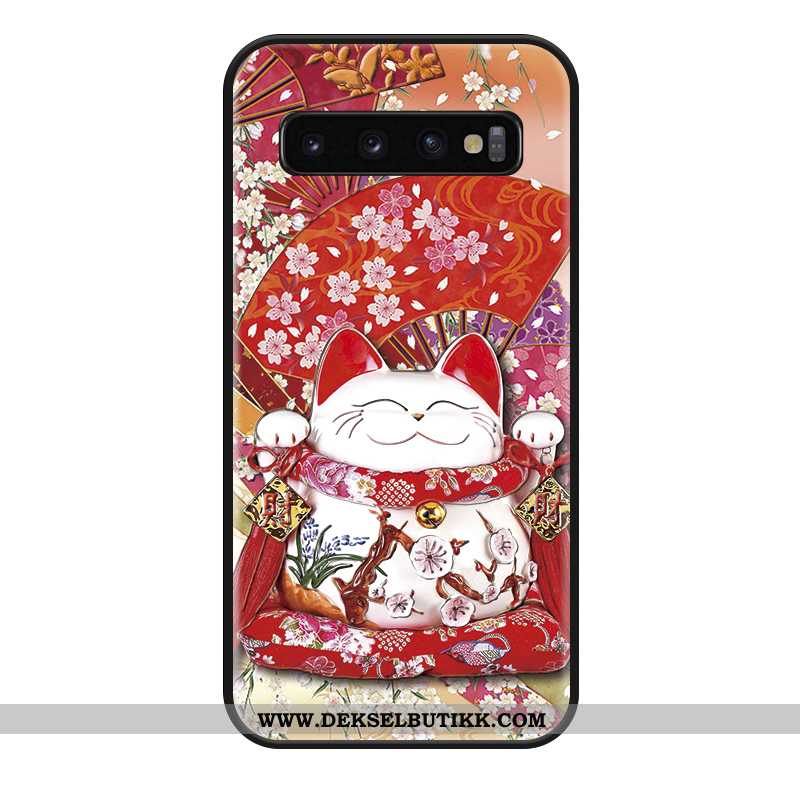 Etui Samsung Galaxy S10+ Mote Stjernene Trend Alt Inkludert Rosa, Deksel Samsung Galaxy S10+ Hengend