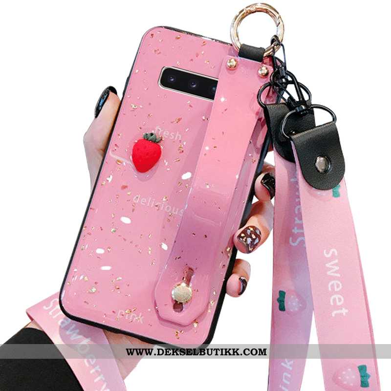 Etui Samsung Galaxy S10+ Myke Cow Nye Rosa, Deksel Samsung Galaxy S10+ Silikon Billig