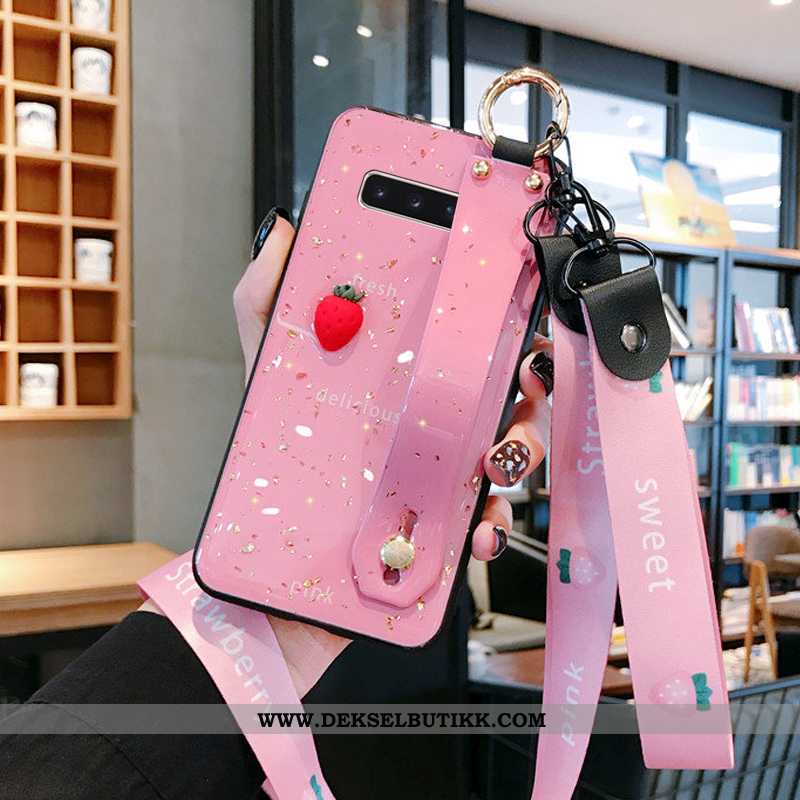 Etui Samsung Galaxy S10+ Myke Cow Nye Rosa, Deksel Samsung Galaxy S10+ Silikon Billig