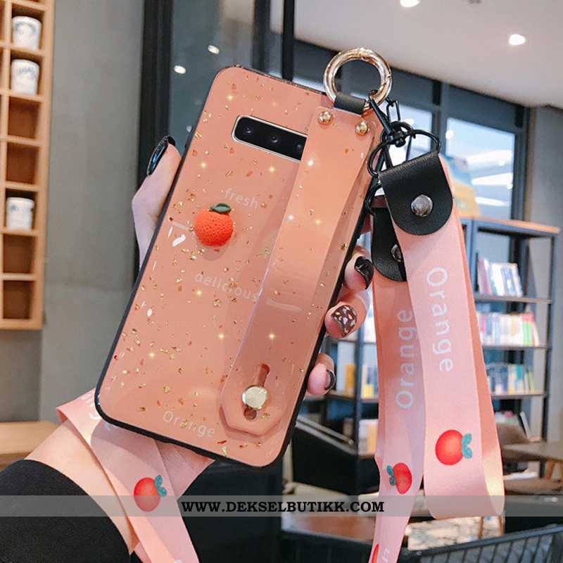 Etui Samsung Galaxy S10+ Myke Cow Nye Rosa, Deksel Samsung Galaxy S10+ Silikon Billig