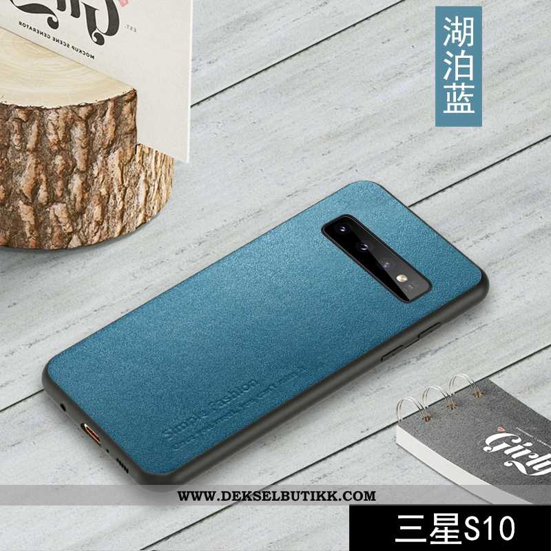 Etui Samsung Galaxy S10 Skinndeksel Mobiltelefon Stjernene Deksel Svart, Samsung Galaxy S10 Skjermbe