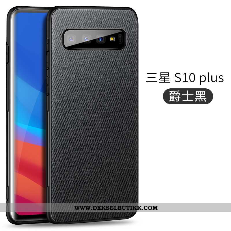 Etui Samsung Galaxy S10+ Ultra Trend Pu Grå, Deksel Samsung Galaxy S10+ Tynne Kjøpe